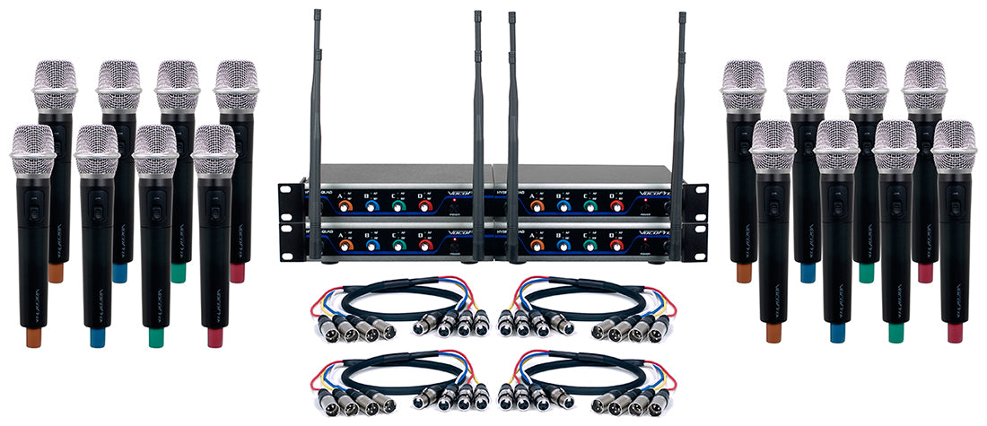 VOCOPRO Digital-Acapella-16, 16 CH. UHF Wireless Handheld